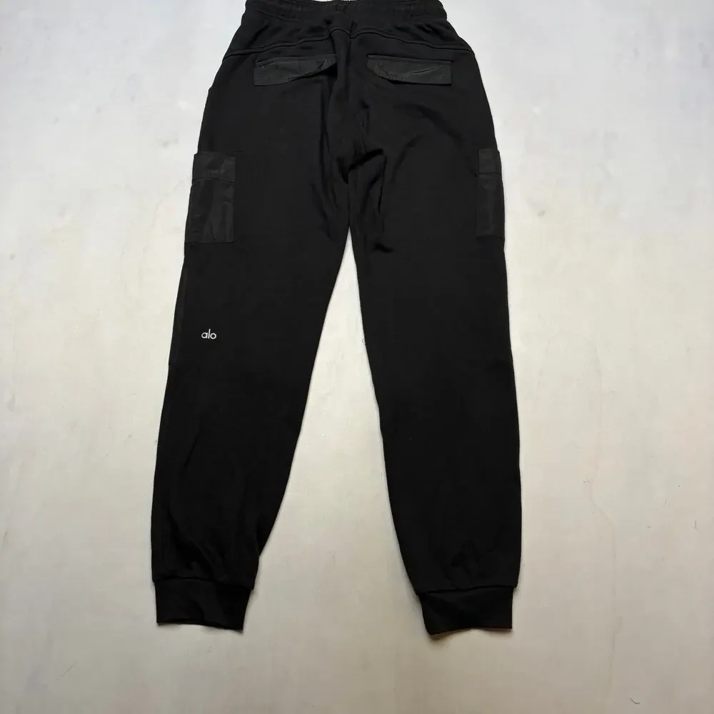 Alo Yoga Cargo Joggers Sweatpants Women's Small Pilates Gym Loungewear